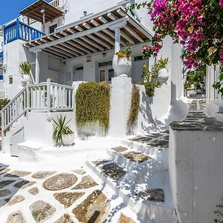 Floral Villa With Marvelous View To Mykonos Town Exterior photo