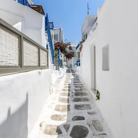 Floral Villa With Marvelous View To Mykonos Town Exterior photo